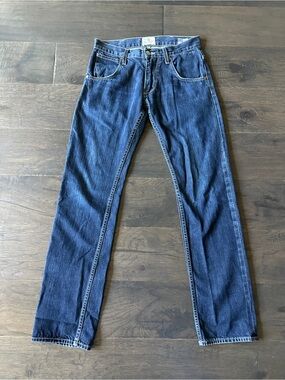 Wrangler Bluebell Matt Men's Dark Blue Straight-Leg Jeans size 30x34